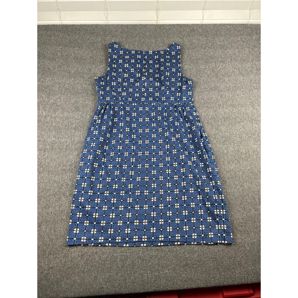 Joe Fresh Blue White Design Dress Womens Sz 10
